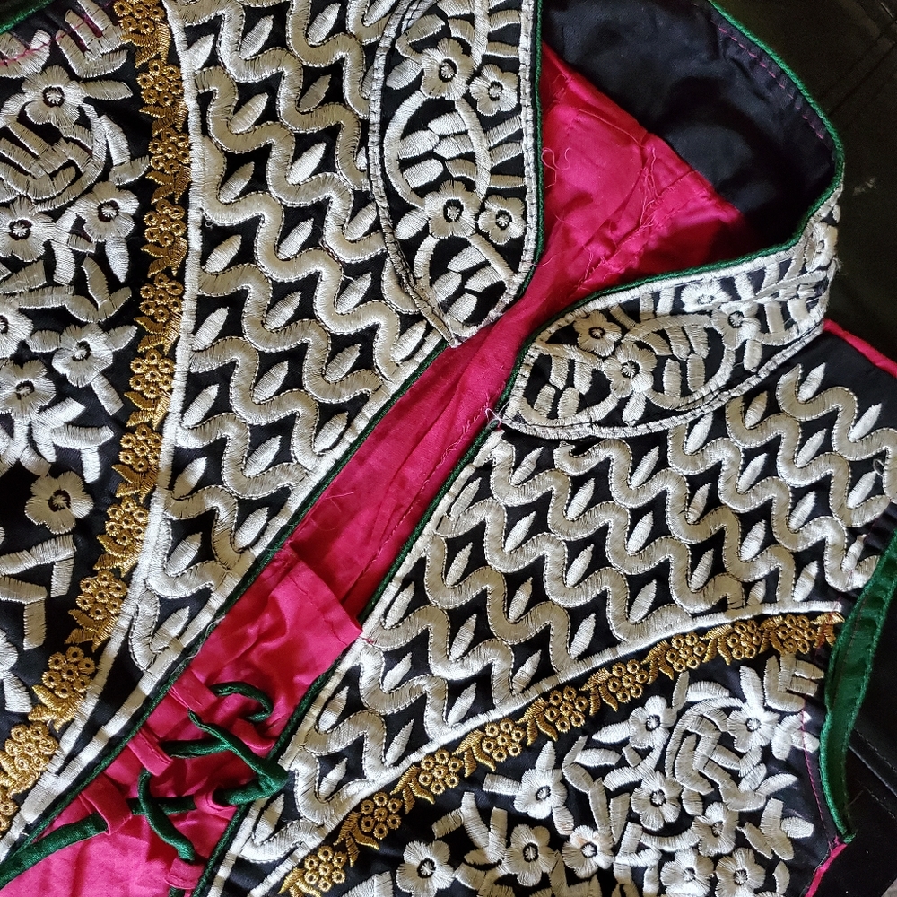 Women's dress from India.